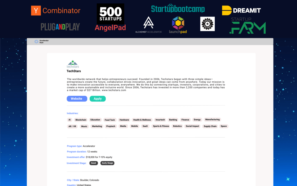 Accelerator Hunt